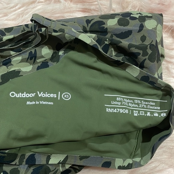 Outdoor Voices The Exercise Dress in Green Tea Tree Floral - Picture 4 of 11